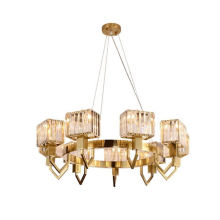 Luxury Chandeliers Lustres Modern Light Led Fluorescent Pendant Lamp Ceiling Chandelier Large